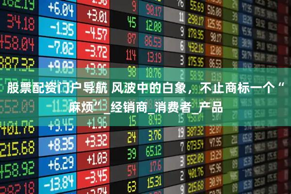 股票配资门户导航 风波中的白象,不止商标一个“麻烦”_经销商_消费者_产品