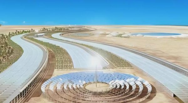 炒股杠杆网站 相当于20个三峡大坝, 中国在沙漠里建最大的光伏发电基地